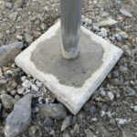DIY太陽光の生コン打設