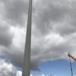 岩手県一戸町2.3MW×11基の建設現場を勝手に見学